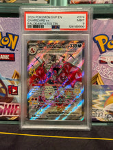 Load image into Gallery viewer, PSA 9 Charizard ex - 2024 Pokemon SVP EN #074 Paldean Fates Tin