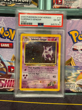 Load image into Gallery viewer, 2000 Pokémon Gym Heroes Sabrina's Gengar Holo PSA 6 EX-MT #14
