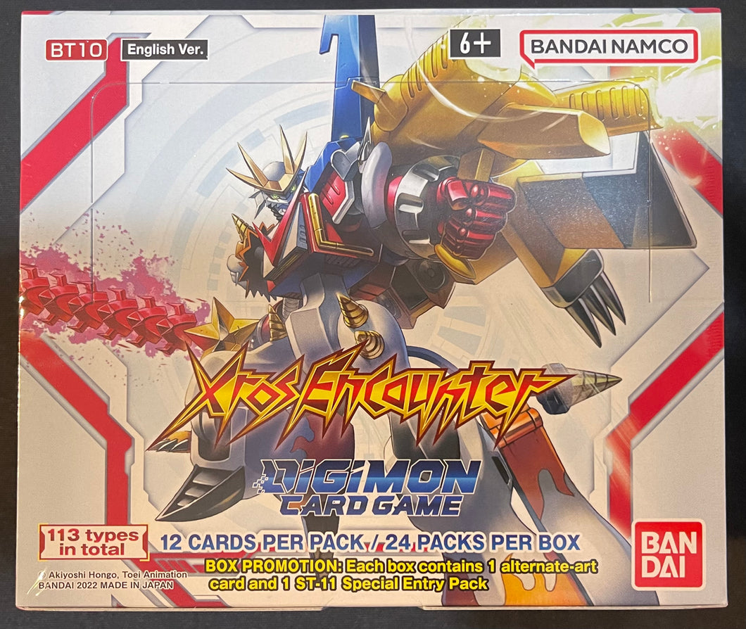Digimon TCG: Xros Encounter Booster Display (BT10) 24 packs